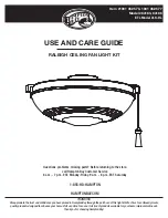 HAMPTON BAY 64183 Use And Care Manual preview