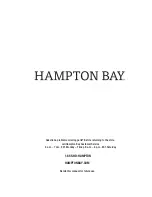 Preview for 9 page of HAMPTON BAY 65-17148B4 Use And Care Manual