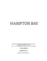 Предварительный просмотр 8 страницы HAMPTON BAY 65-17148BR Use And Care Manual