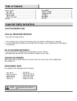 Предварительный просмотр 3 страницы HAMPTON BAY 65-18509B Use And Care Manual