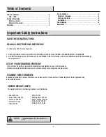 Preview for 2 page of HAMPTON BAY 65-3201B Use And Care Manual