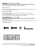 Preview for 3 page of HAMPTON BAY 65-3203B Use And Care Manual