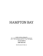 Предварительный просмотр 8 страницы HAMPTON BAY 65-51949 Use And Care Manual