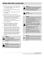 Preview for 3 page of HAMPTON BAY 660535 Use And Care Manual