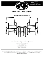 HAMPTON BAY 667 176 Use And Care Manual preview