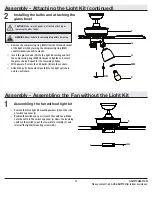 Preview for 13 page of HAMPTON BAY 68144 Use And Care Manual