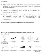 Preview for 3 page of HAMPTON BAY 6940500313795 Instruction Manual