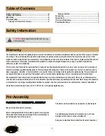 Preview for 2 page of HAMPTON BAY 6940500314648 Use And Care Manual