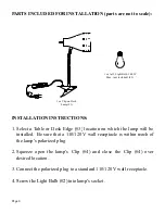 Preview for 4 page of HAMPTON BAY 717-880 Instruction Manual