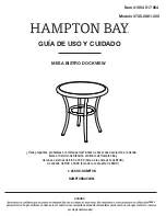 Предварительный просмотр 22 страницы HAMPTON BAY 725.0840.000 Use And Care Manual