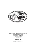 Предварительный просмотр 7 страницы HAMPTON BAY 731.0812.000 Use And Care Manual