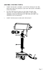 Preview for 3 page of HAMPTON BAY 752-396 Instruction Manual