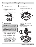 Предварительный просмотр 9 страницы HAMPTON BAY 756-450 Use And Care Manual