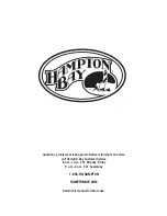 Предварительный просмотр 7 страницы HAMPTON BAY 760.008.000 Use And Care Manual