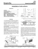 Preview for 1 page of HAMPTON BAY 81AT Installation Instructions