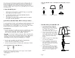 Предварительный просмотр 4 страницы HAMPTON BAY 857-394 Instruction Manual