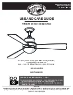HAMPTON BAY 9100 Use And Care Manual preview