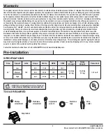 Preview for 3 page of HAMPTON BAY 91162 Use And Care Manual