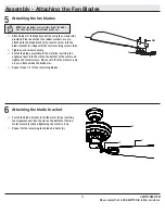 Preview for 11 page of HAMPTON BAY 91162 Use And Care Manual