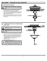 Preview for 12 page of HAMPTON BAY 91162 Use And Care Manual