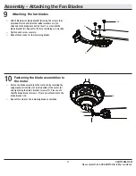 Preview for 12 page of HAMPTON BAY 91171 Installation And Operation Manual