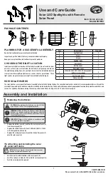 HAMPTON BAY 91950 Use And Care Manual preview