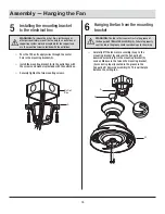 Preview for 10 page of HAMPTON BAY AC386LED-WB Use And Care Manual