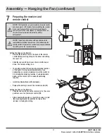 Preview for 11 page of HAMPTON BAY AC386LED-WB Use And Care Manual