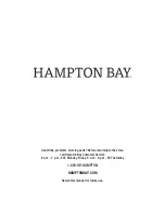 Preview for 20 page of HAMPTON BAY AC386LED-WB Use And Care Manual