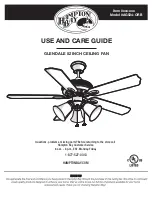 HAMPTON BAY AG524-ORB Use And Care Manual preview