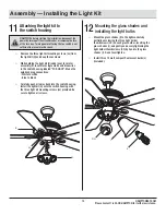 Предварительный просмотр 15 страницы HAMPTON BAY AG524PR-FB Use And Care Manual