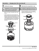 Предварительный просмотр 11 страницы HAMPTON BAY AK376-MBK Use And Care Manual