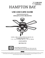 Предварительный просмотр 1 страницы HAMPTON BAY AL958-FB Use And Care Manual