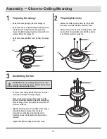 Preview for 10 page of HAMPTON BAY AM214LED-WH Use And Care Manual