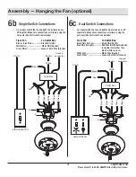 Preview for 13 page of HAMPTON BAY AM214LED-WH Use And Care Manual