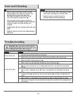 Preview for 20 page of HAMPTON BAY AM214LED-WH Use And Care Manual