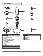 Preview for 22 page of HAMPTON BAY AM214LED-WH Use And Care Manual