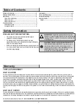 Preview for 2 page of HAMPTON BAY ANDRA HDP15136 Use And Care Manual