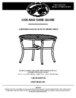 HAMPTON BAY ANDREWS FTM60734-BR Use And Care Manual preview