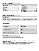 Preview for 2 page of HAMPTON BAY ARIA FCS80223ST Use And Care Manual