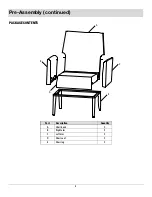 Preview for 4 page of HAMPTON BAY ARIA FCS80233TPK Use And Care Manual