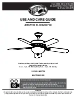 HAMPTON BAY ASBURY Use And Care Manual preview