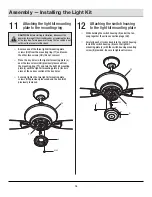 Preview for 16 page of HAMPTON BAY ASHBURTON YG593-BN Use And Care Manual