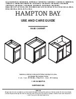 HAMPTON BAY B12 Use And Care Manual предпросмотр