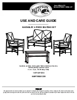 Preview for 1 page of HAMPTON BAY BARNSLEY FSS61119RA-ST Use And Care Manual