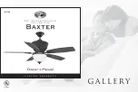 HAMPTON BAY BAXTER Owner'S Manual предпросмотр