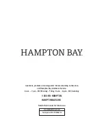 Предварительный просмотр 10 страницы HAMPTON BAY BEACON PARK 1002 658 201 Use And Care Manual