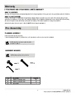 Preview for 3 page of HAMPTON BAY BEACON PARK 6 PIECE DINING SET CAPTAIN CHAIR FRS80937A-ST Use And Care Manual