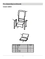 Preview for 4 page of HAMPTON BAY BEACON PARK 6 PIECE DINING SET CAPTAIN CHAIR FRS80937A-ST Use And Care Manual