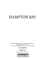 Preview for 10 page of HAMPTON BAY BEACON PARK 6 PIECE DINING SET CAPTAIN CHAIR FRS80937A-ST Use And Care Manual